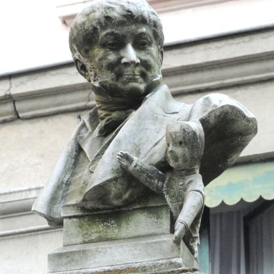 Memorial to Laurent Mourguet