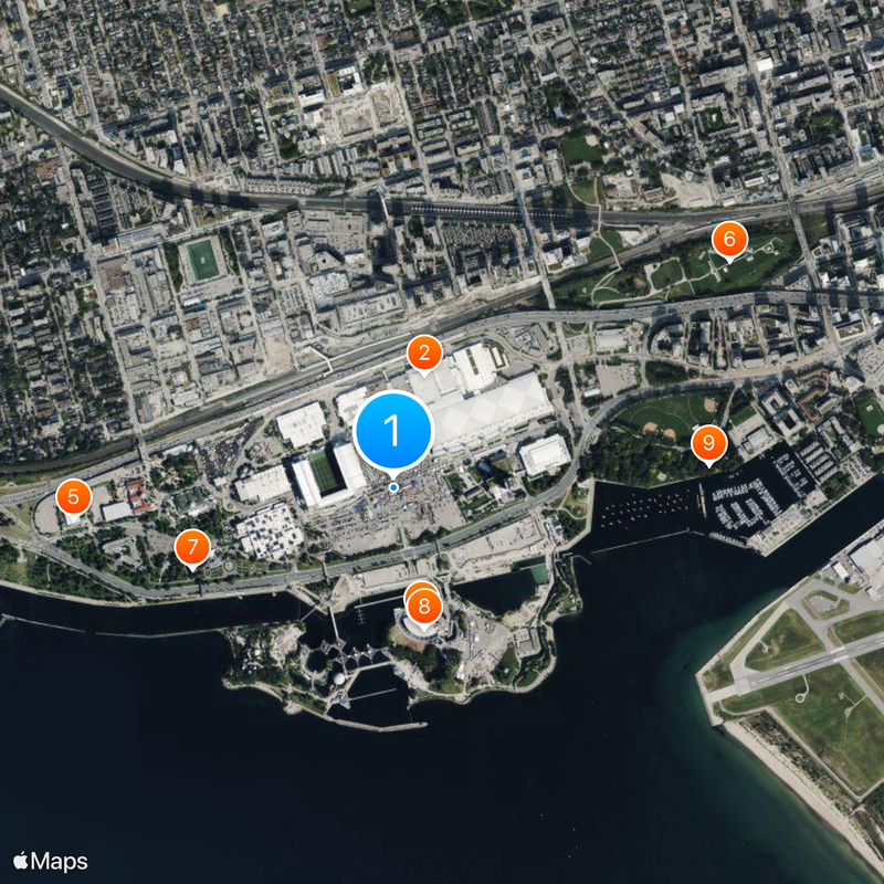 Exhibition Place Map