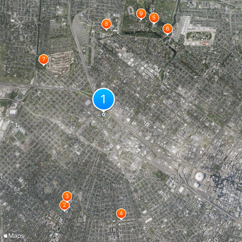 Xavier University of Louisiana Map