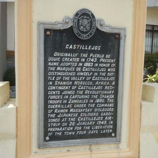 Castillejos historical marker