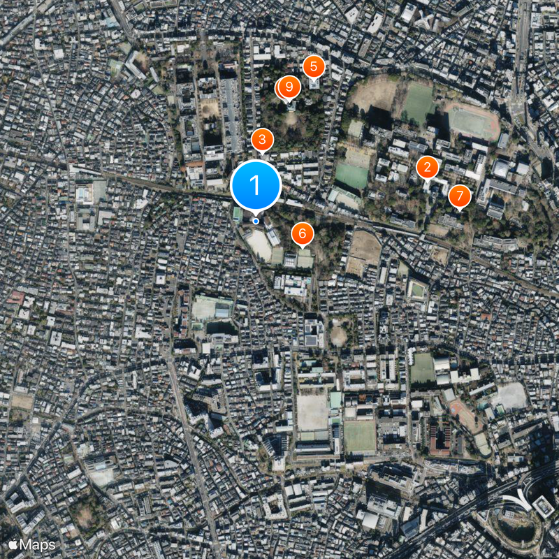 Tokyo Metropolitan Kokusai High School Map
