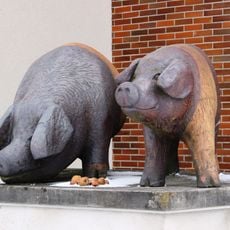 Sousoší přeštických černostrakatých prasat