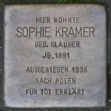 Stolperstein en memoria de Sophie Kramer