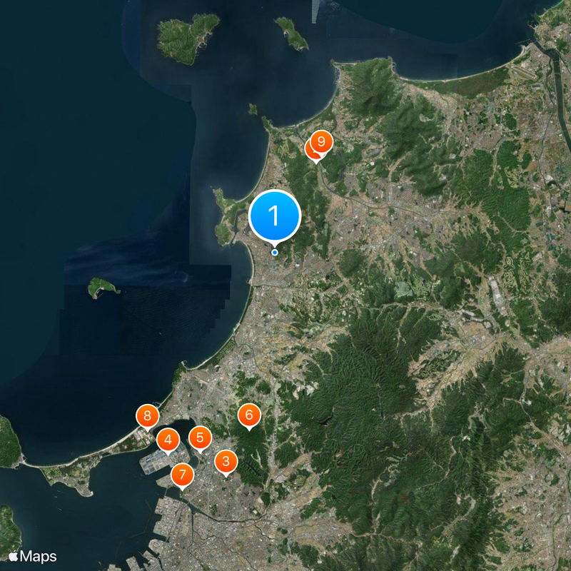 Miyajidake Shrine Map