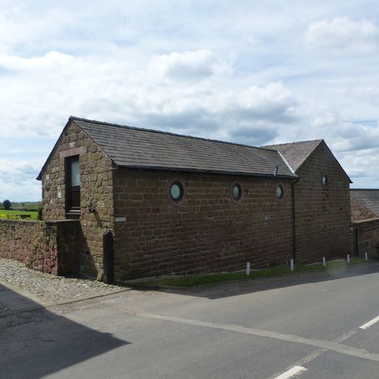 L-shaped farm building 15 metres south east of Riley Bank Farmhouse
