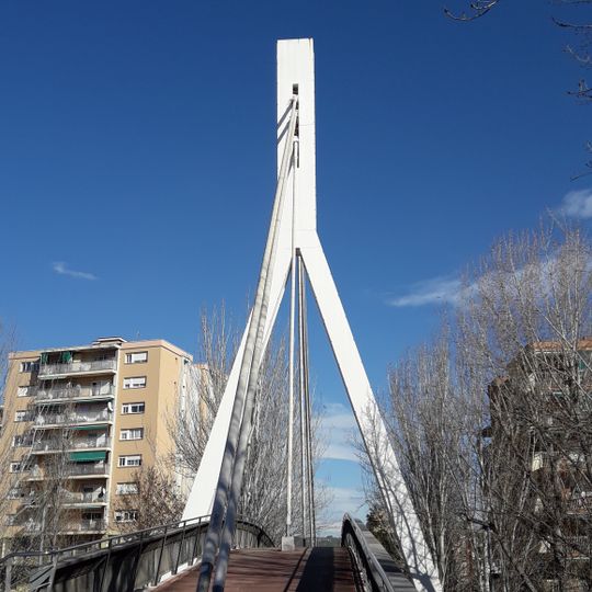 Pont sobre l'avinguda Pau Claris