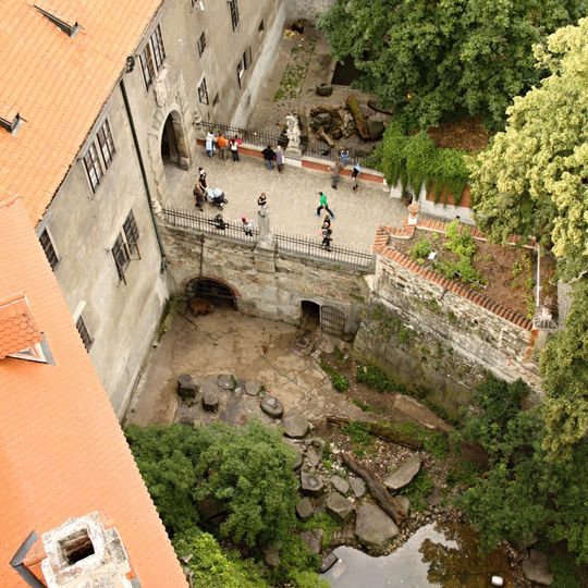Bear moat of Český Krumlov Castle