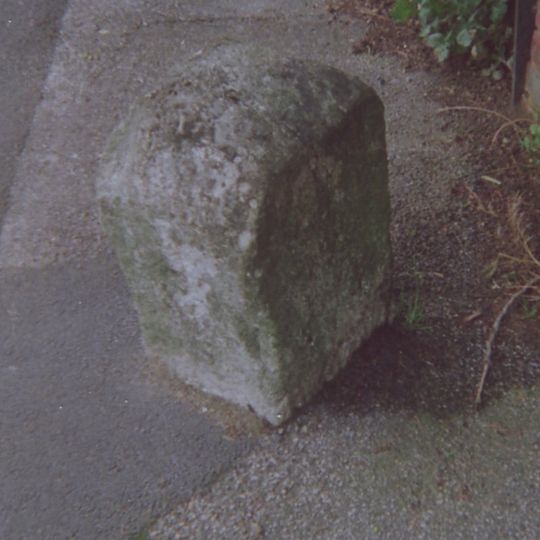 Milestone, Maidstone Road, Bluebell Hill village, by No. 512, N of Baring Close
