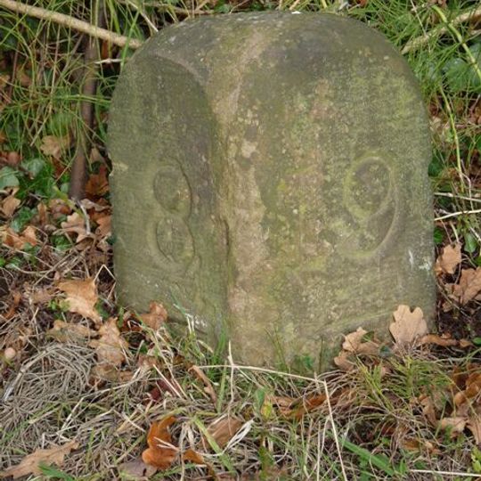 Coventry Canal Milestone Between Bridges 48 And 49 At Sk 2824 0052