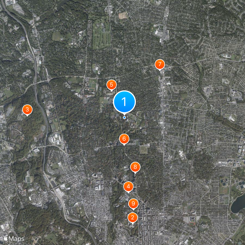Notre Dame of Maryland University Map