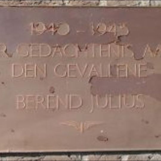 Plaquette in het NS-station