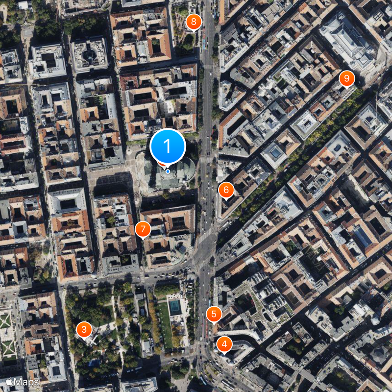 St. Stephen's Basilica Map