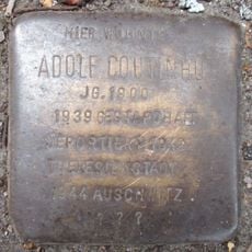 Stolperstein dedicated to Adolf Coutinho