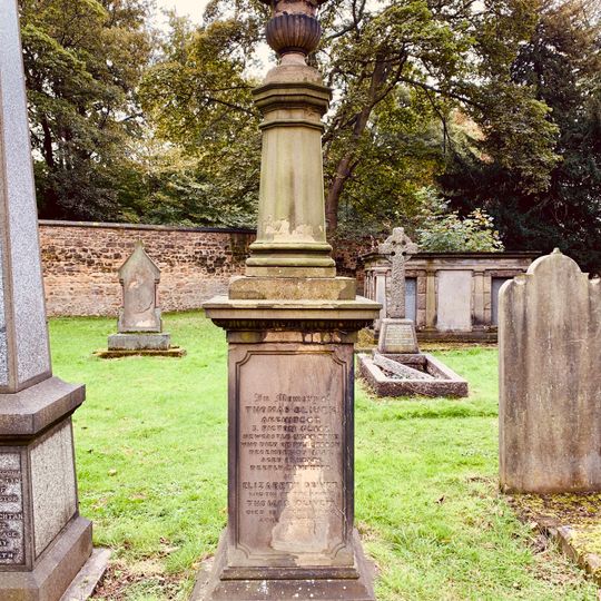 Tomb Of Thomas Oliver In Jesmond Cemetery About 140 Metres North East Of Gateway