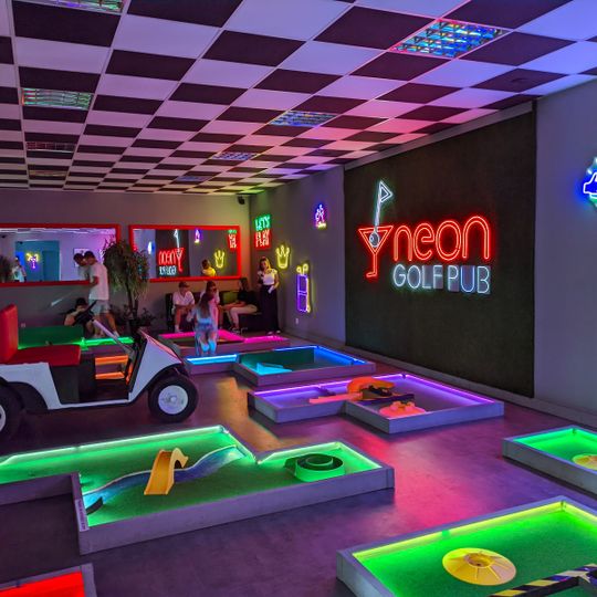 Neon Golf Pub
