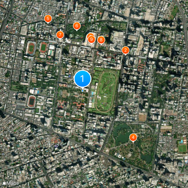 Faculty of Arts, Chulalongkorn University Map