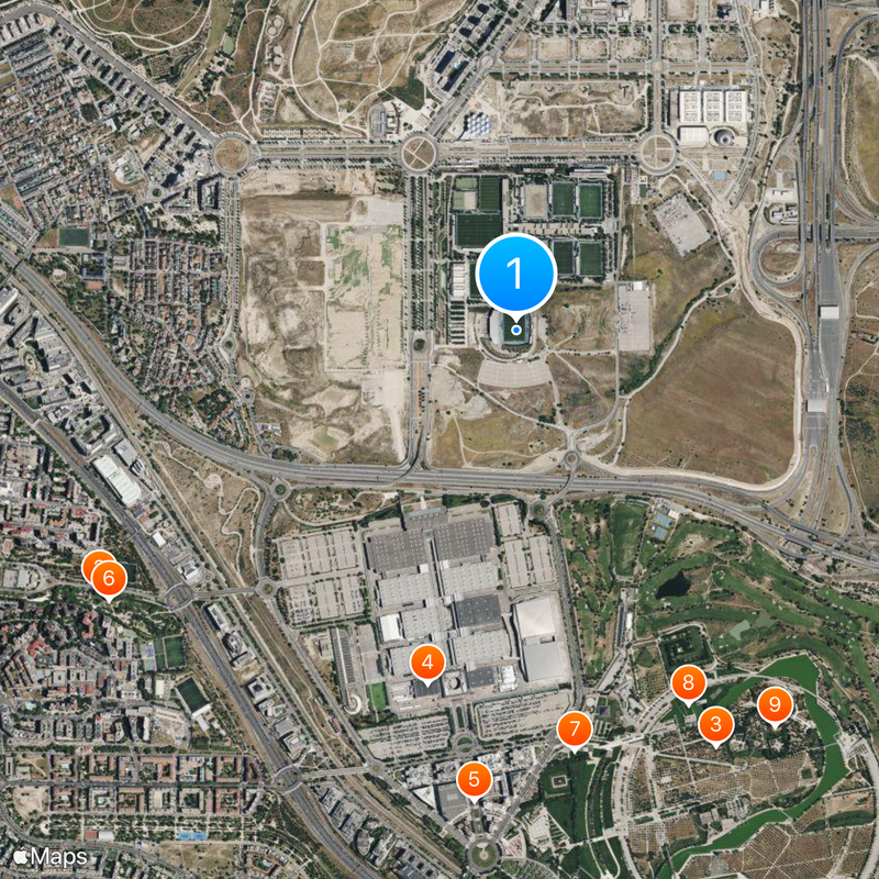 Estadio Alfredo Di Stéfano Mapa