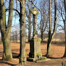 Kamenný kříž na Strážném vrchu v Rumburku