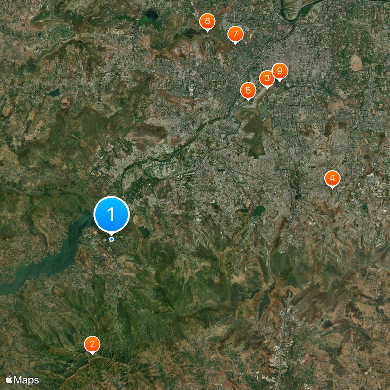 National Defence Academy Map