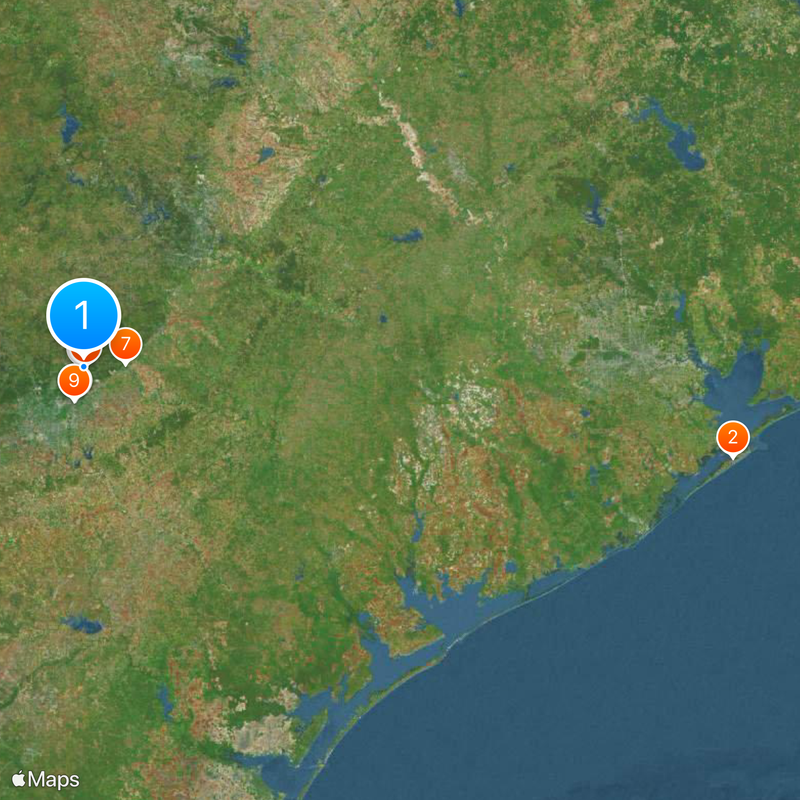 Natural Bridge Caverns Mapa