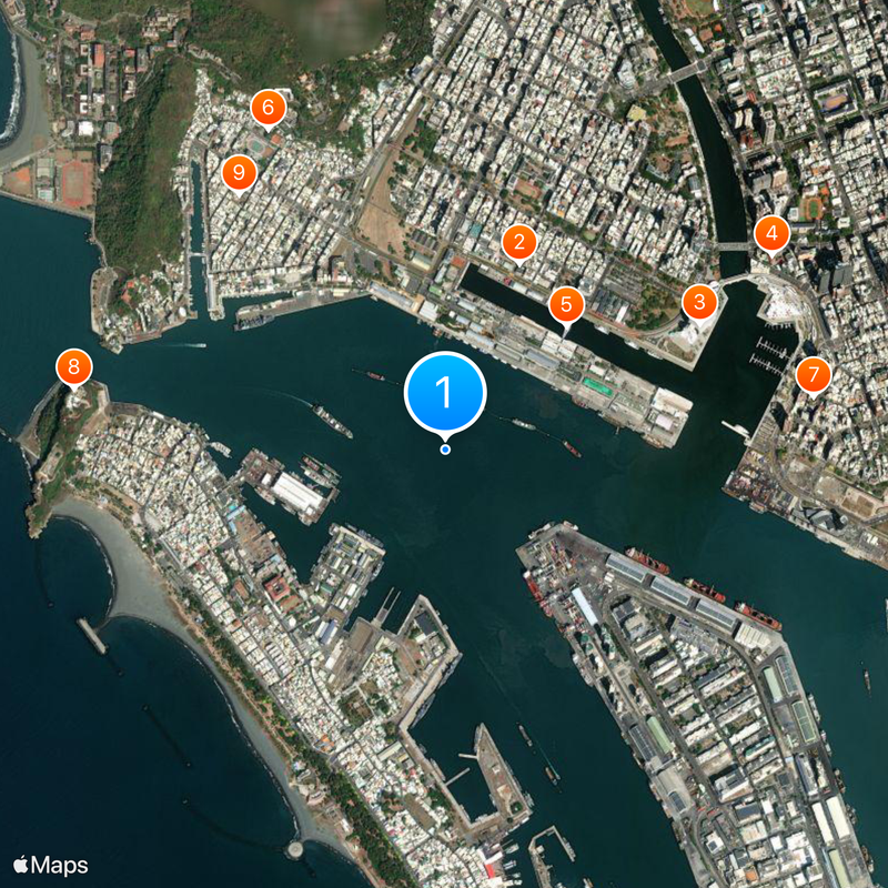 Port of Kaohsiung Map