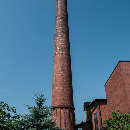 Kotłownia z kominem Gazowni Warszawskiej