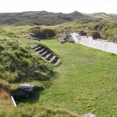 Remains of old parish church (of St Piran)