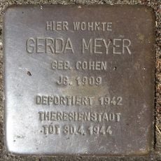 Stolperstein à la mémoire de Gerda Meyer