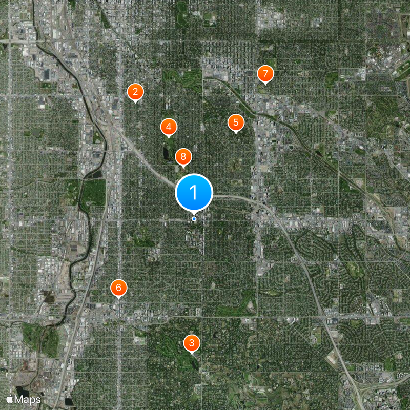 University of Denver Map