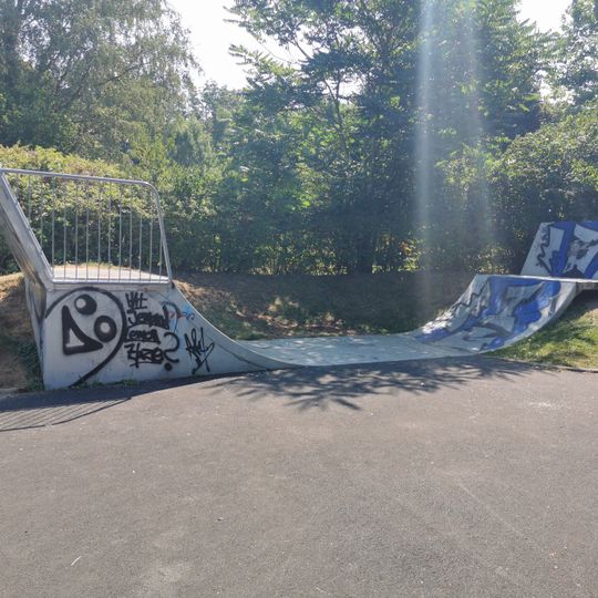 Halfpipe beim Umpfertalbad