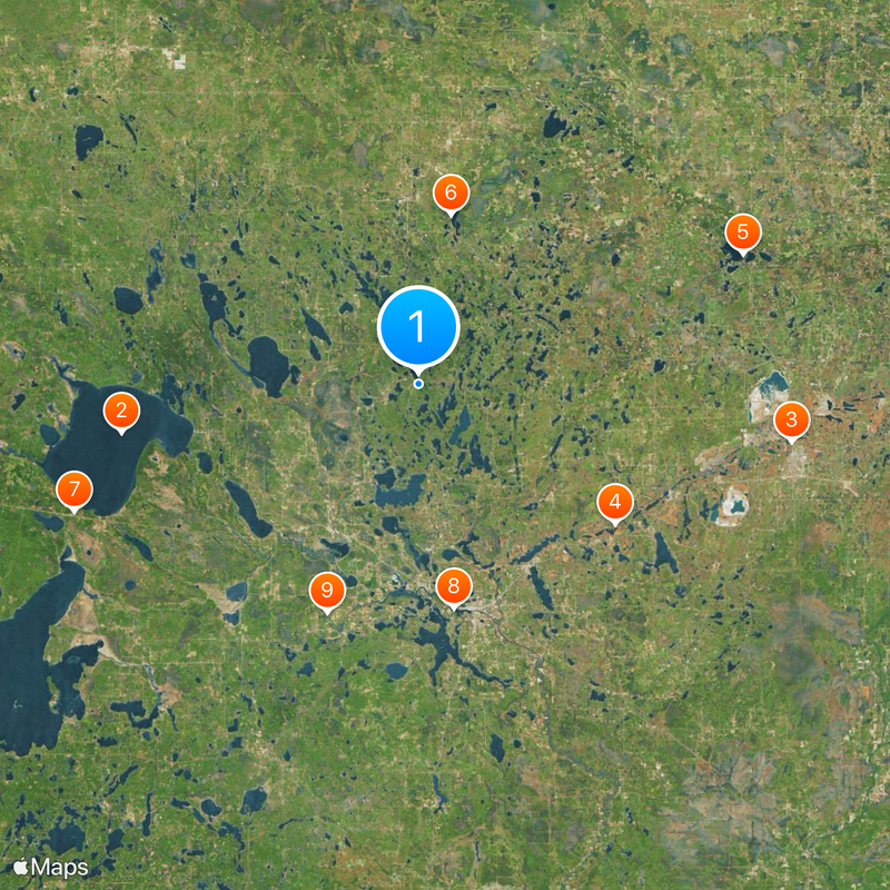 Mesabi Range Map