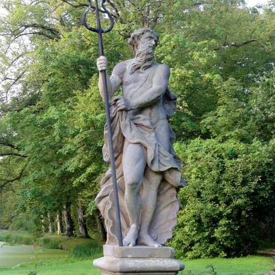 Lyndenstein, tuinbeeld voorstellende Neptunus