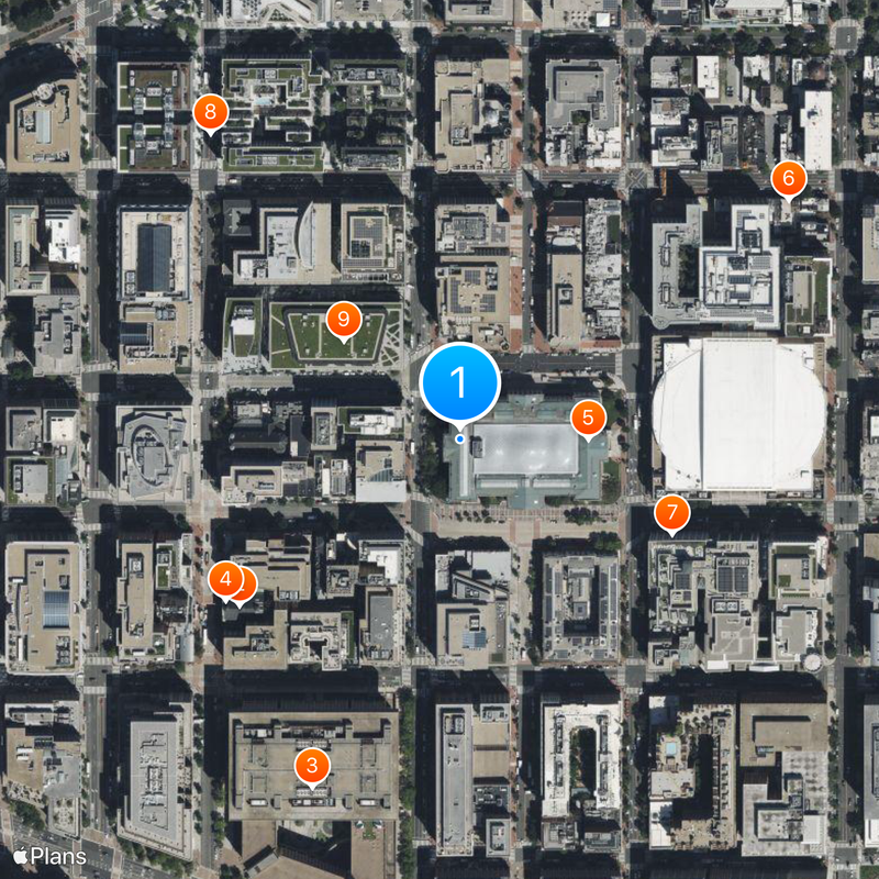 Smithsonian American Art Museum Kaart