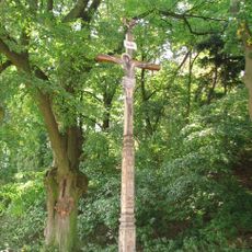 Kelčanské lípy u dřevěného kříže