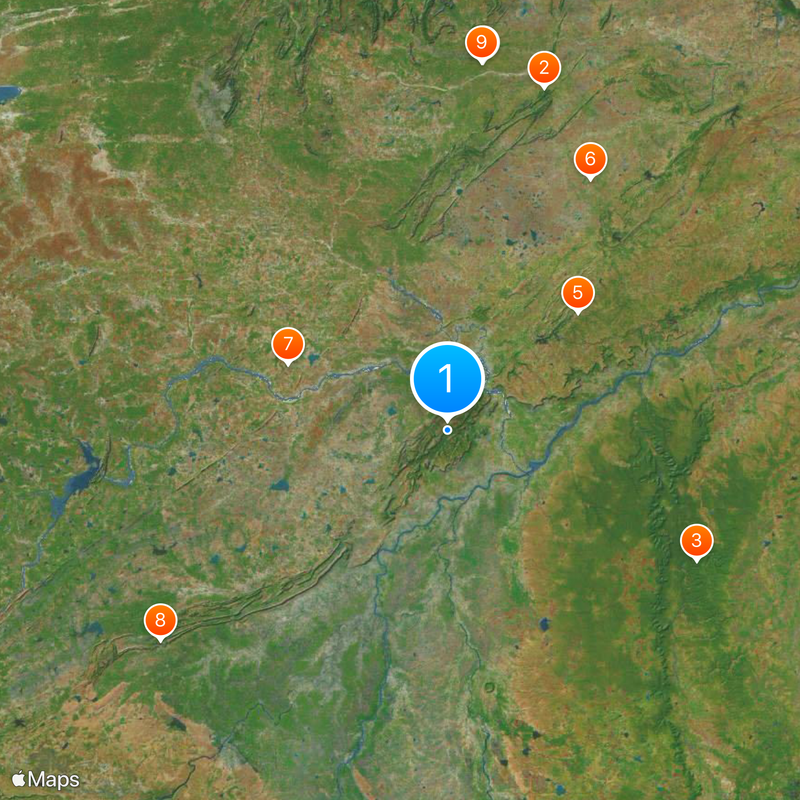 Parc national de Ranthambore Carte