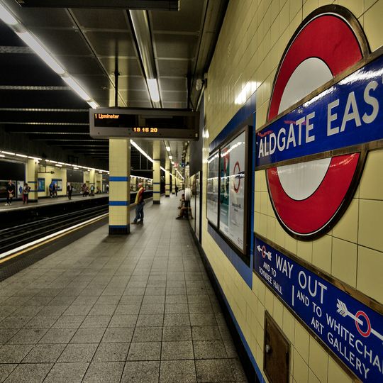 Aldgate East tube station