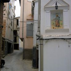 Ceramic panel of Saint Roch