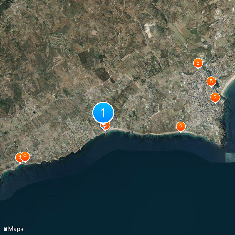 Praia da Luz Map