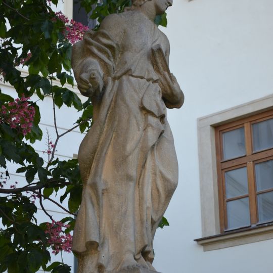 Nitriansky hrad, socha v. -kópia