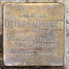 Stolperstein en memoria de Debora Hamburger