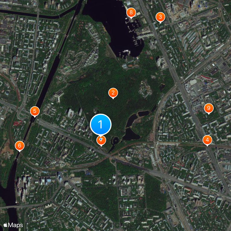 Pokrovskoye-Streshnevo Mapa