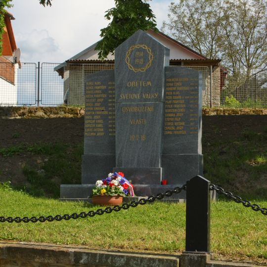 Památník obětem 1. sv. války v Bítovanech