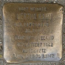 Stolperstein en memoria de Hertha Kahn