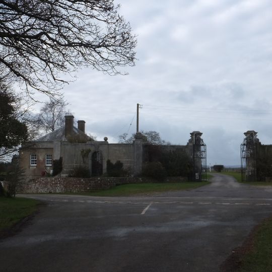 Main Gateway To Lindridge Including Lodge Inside The Gates And To The North West