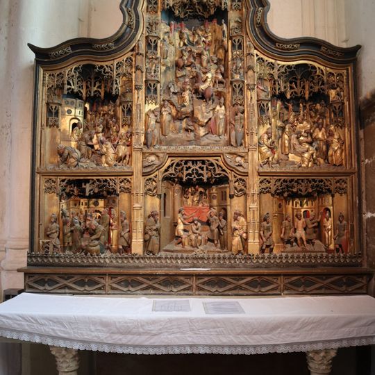 Retable gothique de l'église Saint-Pierre-ès-Liens de Ricey-Bas