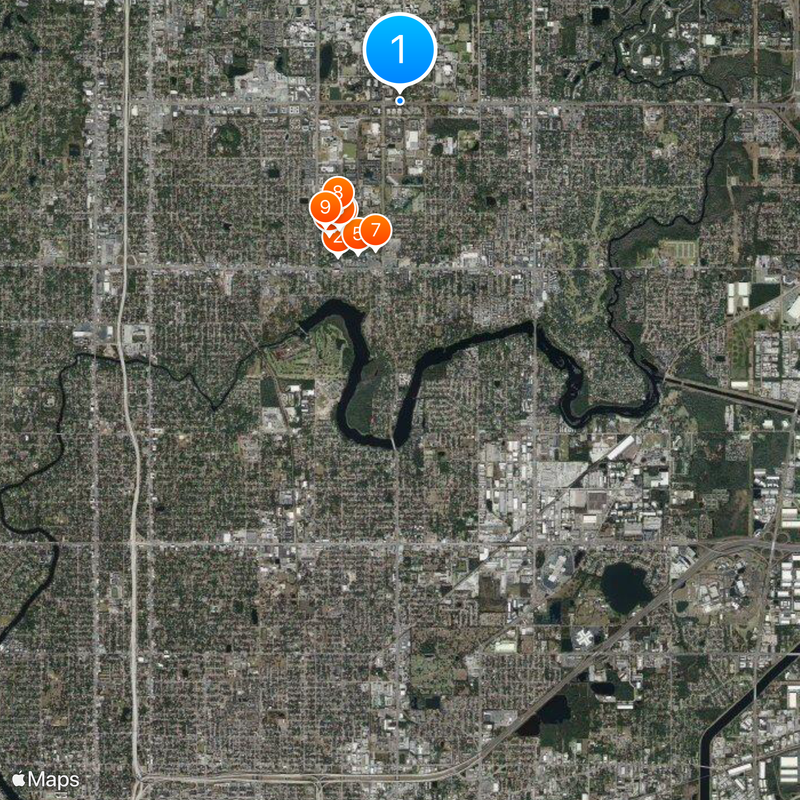 University of South Florida Map
