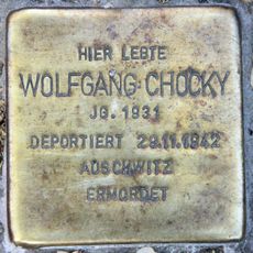 Stolperstein dedicated to Wolfgang Chocky