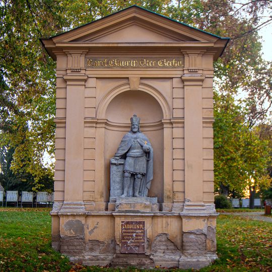 Statue of Charles IV, Holy Roman Emperor, Prague-Karlov