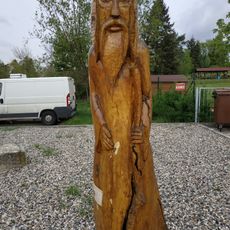 Statue Druid in Týnec nad Sázavou