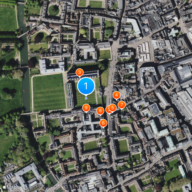 King's College Map